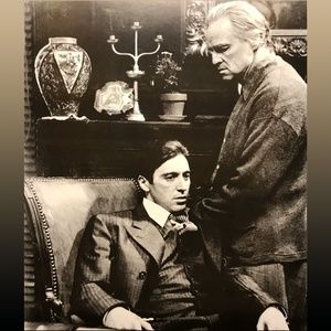 GOD FATHER GANGSTERS MOVIE PICTURES CANVAS